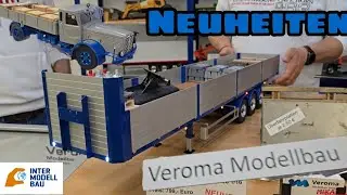 NEUHEITEN bei VEROMA Modellbau - Auflieger Getriebe Achsen im Funktionsmodellbau - Intermodellbau