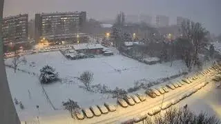 Bijeli Zagreb grad!  Snijeg kakav nije viđen godinama - Live Cam Croatia TL