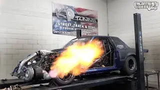 1600HP Turbo LSx Spins to 9200rpm! K.P. Tuning X275 Mustang Shakedown