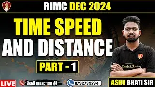 Speed Distance & Time | RIMC Dec 2024 | RIMC Online | RIMC Coaching | RIMC Coaching Classes
