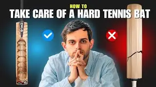 How to Take Care of Your Hard Tennis Cricket Bat | Bat Maintenance Tips by Ciel Sports