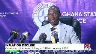 Inflation Decline: Consumer prices ease, falling to 3.8% in January 2026