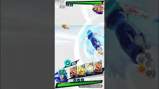 Making a Legendary finish with Blue Vegito on dragon ball legends!