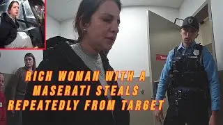 Rich Woman Driving a Maserati Steals Repeatedly from Target