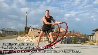 Battle Ropes Benefit #13 Easy to Change and Cue Power Output Change