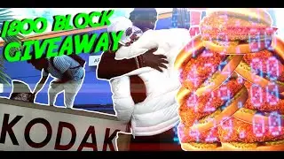 1800 BLOCK CHICK FIL A GIVEAWAY!  (KODAK BLACKS HOOD)