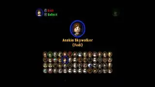 LEGO Star Wars: The Video Game - All Playable Characters (PS2)