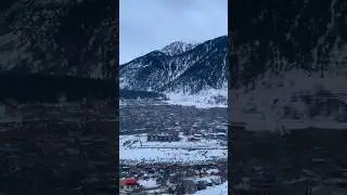 Kalam snow fall 2025#travel #bueaty  #subscribe #kalam Switzerland of Pakistan ❤️#kalam Bazar #song
