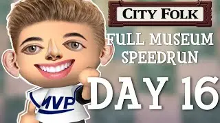 Animal Crossing CITY FOLK Full Museum Speedrun - Day 16 | !CFroute