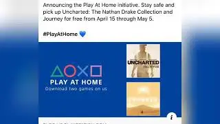 Playstation announcing the play at home initiative.