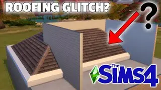 THE SIMS 4 || ROOF GOING THROUGH WALL??