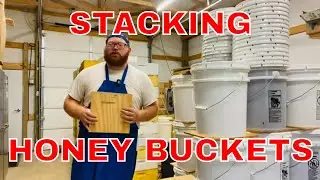 Stacking Honey Buckets