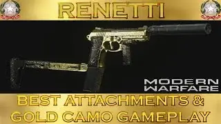 Modern Warfare Renetti Gold Camo & Best Attachments Gameplay