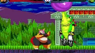 Mugen Jiggly Bunny vs Vector Crocodile