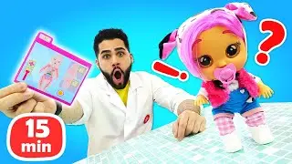 Doutor de brinquedos recebe visitas especiais dos seus brinquedos favoritos!👨‍⚕️👧👶🐷