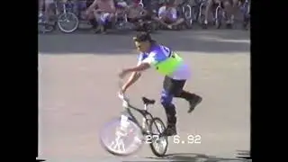 Stephan Prantl &ndash; BMX Flatland im K&ouml;lner Jugendpark Juni 1992
