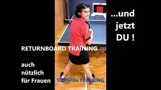 RETURNBOARD POWER Training f&uuml;r Spielerinnen !