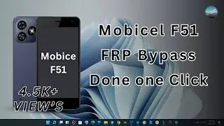 Mobicel F51 FRP Bypass Done | Google Account Remove One Click | PhonePoint Pro
