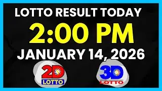 Lotto Result Today 2PM January 14, 2026 Swertres EZ2 PCSO Lotto Draw
