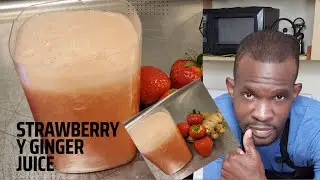 Strawberry Ginger sweet juice so refreshing how to make