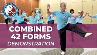 The Combined 42 Forms Tai Chi Demonstrated by the participants of the Sydney Tai Chi Workshop