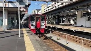 大分駅815系🟥🟥回送発車