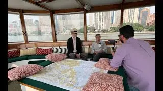 Нью-Йорк в прямом эфире: совершите круиз по реке Гудзон и узнайте об истории коммерческой буксировки судов в Нью-Йорке.