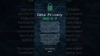 Data Privacy in Web 4.0 - Protect Your Data and Business Data