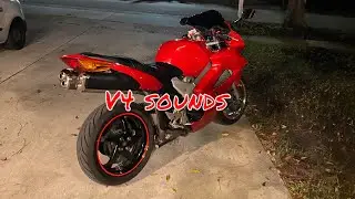 V4 Racing sound (VFR800)