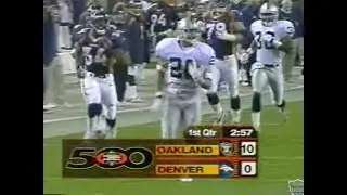 Rod Woodson&rsquo;s &lsquo;Mile High&rsquo; Run in Denver, 98 Yard Pick-6 TD
