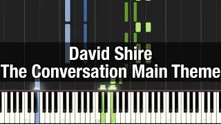 David Shire - The Conversation Main Theme (piano tutorial)