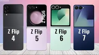 Galaxy Z Flip 4 vs Galaxy Z Flip 5 vs Galaxy Z Flip 6 vs Galaxy Z Flip 7 || Full Comparison