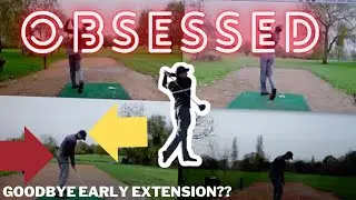Can I eliminate early extension? Scratch Golf Garage Session 1. Watch at 2 x speed.