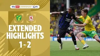 1 - 2 | Norwich City v Middlesbrough extended highlights