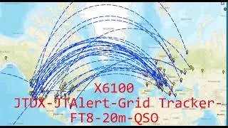 Xiegu X6100  FT8-JTDX-GridTracker-JTAlert  N7JFP