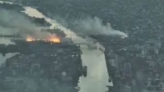 Russians Target Ostrivsky Bridge in Kherson Multiple Times: Air Strikes and Artillery
