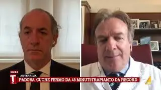 Trapianto da record, i complimenti di Luca Zaia al prof. Gerosa