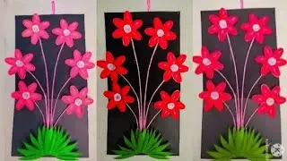 Beautiful Wall Hanging Craft Using Plastic Spoons /Paper Craft For Home Decoration /Diy Wall Decor