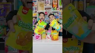 Probamos las GOMITAS m&aacute;s VIRALES de INTERNET 🍡😱🥭 Peelerz #sisomosgemelos #gomitas #viral #peelerz
