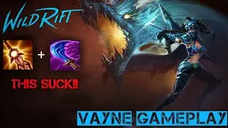 wild rift vayne build and guide gameplay | #vaynechallenger |  #vaynebuild and runes is the best!!
