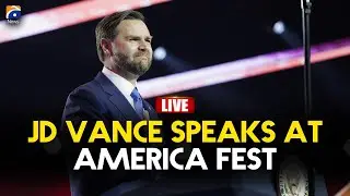 🔴 𝗟𝗶𝘃𝗲: Vice President JD Vance Speaks at Turning Point USA&rsquo;s America Fest | Geo News English