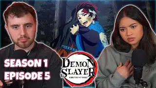 Girlfriend Reacts To Demon Slayer 1x5 