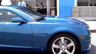 2010 Camaro SS Aqua Blue Metallic