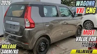 New Maruti Suzuki Wagonr VXi CNG 2026 ✅ 🔥| Wagonr VXI CNG Mileage Details & Review 