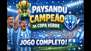 [JOGO COMPLETO] Paysandu x Gama - Final Copa Verde 2016 1T