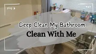 Bathroom Deep Clean | Energizing | Cleaning With Me #cleanwithmeuk #cleanuk 