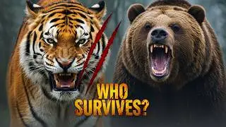 Siberian Tiger vs Brown Bear Fight Caught on Camera &mdash; Shocking Wild Encounter!