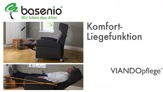 VIANDOpflege&reg; Pflegesessel mit Liegefunktion / Herz-Waage-Lage