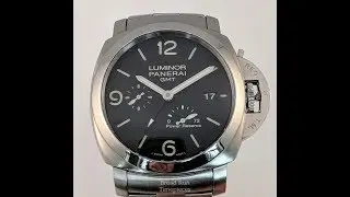 Panerai Lumimor 1950 GMT 3 Days PAM 347 SS bracelet | Watch Marketplace