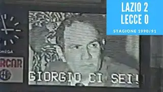 10 febbraio 1991: Lazio Lecce 2 0